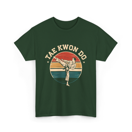 Tae Kwon Do Martial Arts T-Shirt - Forest Green