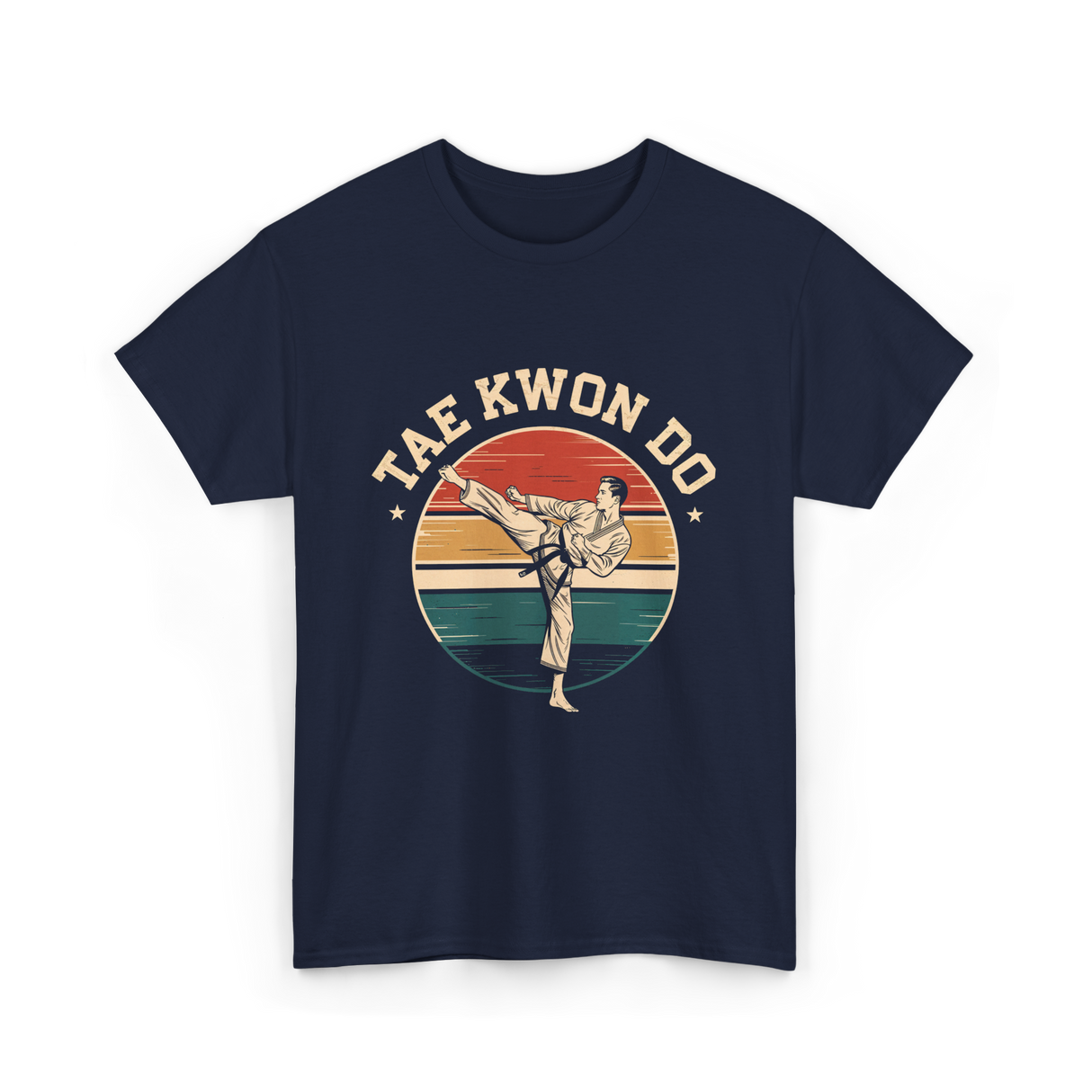 Tae Kwon Do Martial Arts T-Shirt - Navy