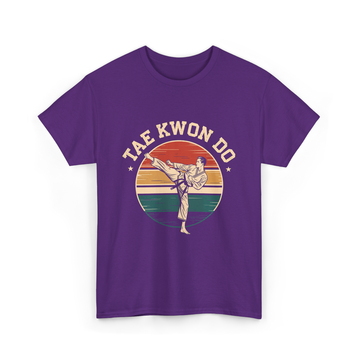 Tae Kwon Do Martial Arts T-Shirt - Purple