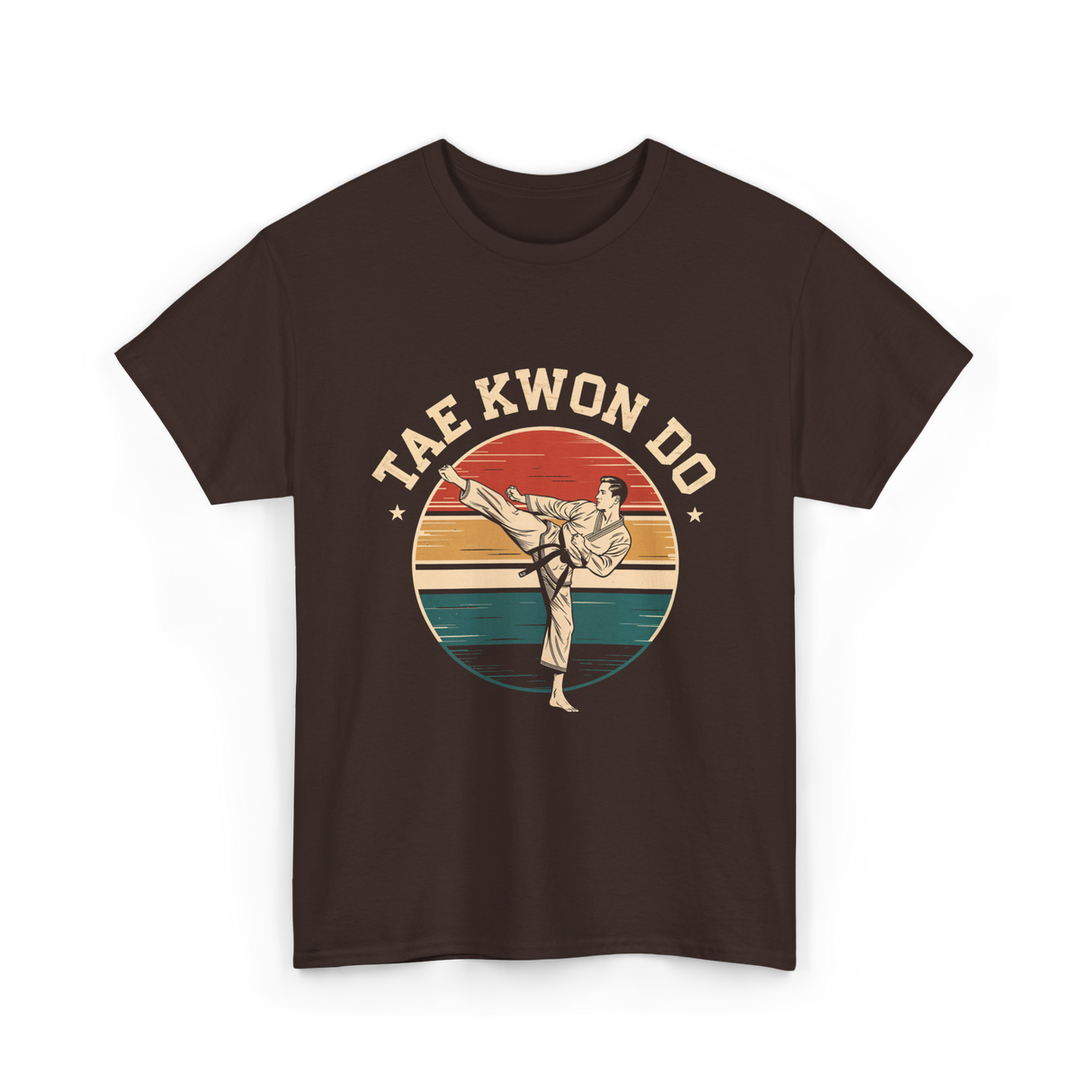 Tae Kwon Do Martial Arts T-Shirt - Dark Chocolate