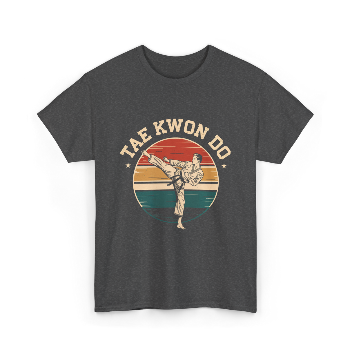 Tae Kwon Do Martial Arts T-Shirt - Dark Heather