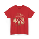 Taekwondo Dragon Martial Arts T-Shirt - Red