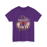 Taekwondo Dragon Martial Arts T-Shirt - Purple