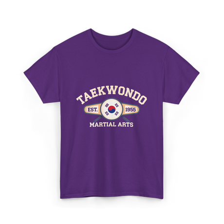 Taekwondo Established Martial Arts T-Shirt - Purple