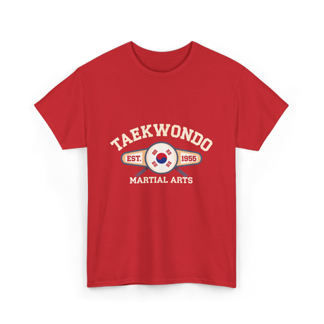 Taekwondo Established Martial Arts T-Shirt - Red