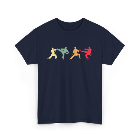 Taekwondo Fighter Martial Arts T-Shirt - Navy