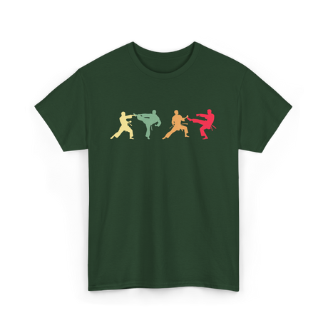 Taekwondo Fighter Martial Arts T-Shirt - Forest Green