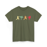 Taekwondo Fighter Martial Arts T-Shirt - Military Green