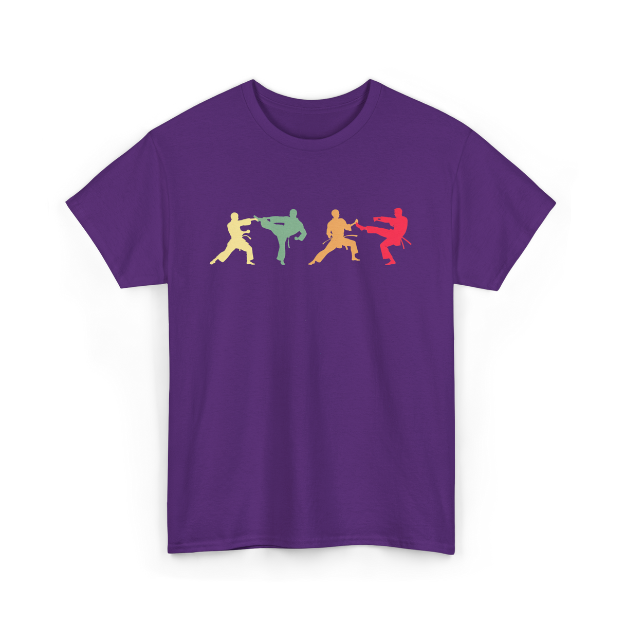 Taekwondo Fighter Martial Arts T-Shirt - Purple