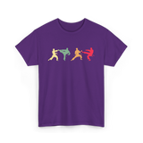 Taekwondo Fighter Martial Arts T-Shirt - Purple