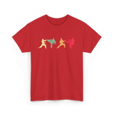 Taekwondo Fighter Martial Arts T-Shirt - Red