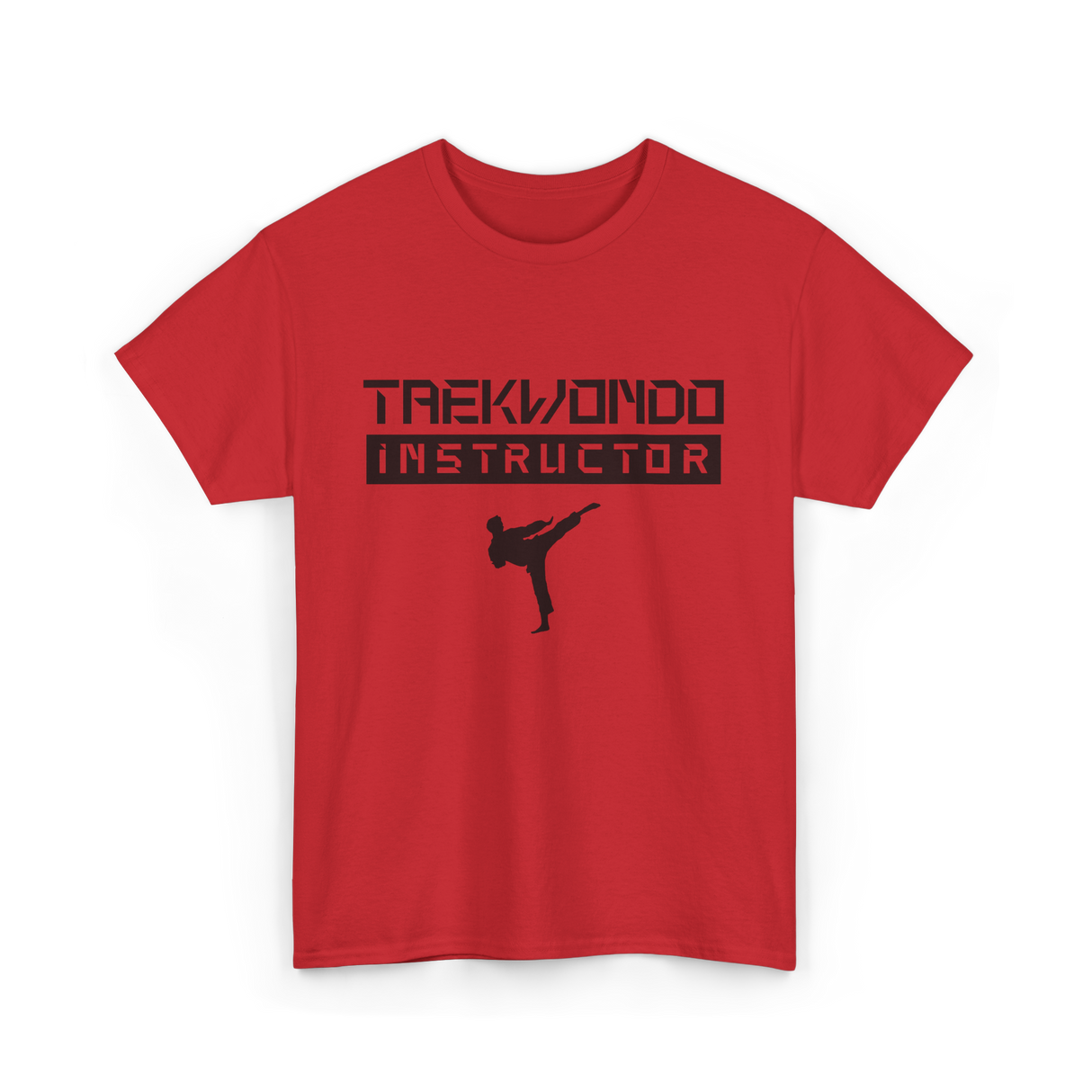 Taekwondo Instructor Martial Arts T-Shirt - Red