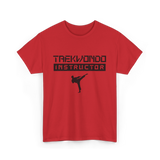 Taekwondo Instructor Martial Arts T-Shirt - Red