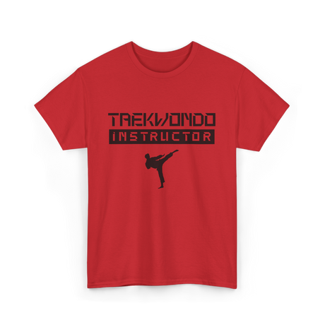 Taekwondo Instructor Martial Arts T-Shirt - Red