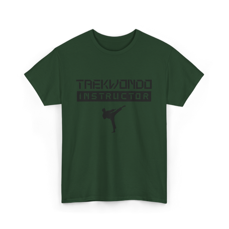 Taekwondo Instructor Martial Arts T-Shirt - Forest Green