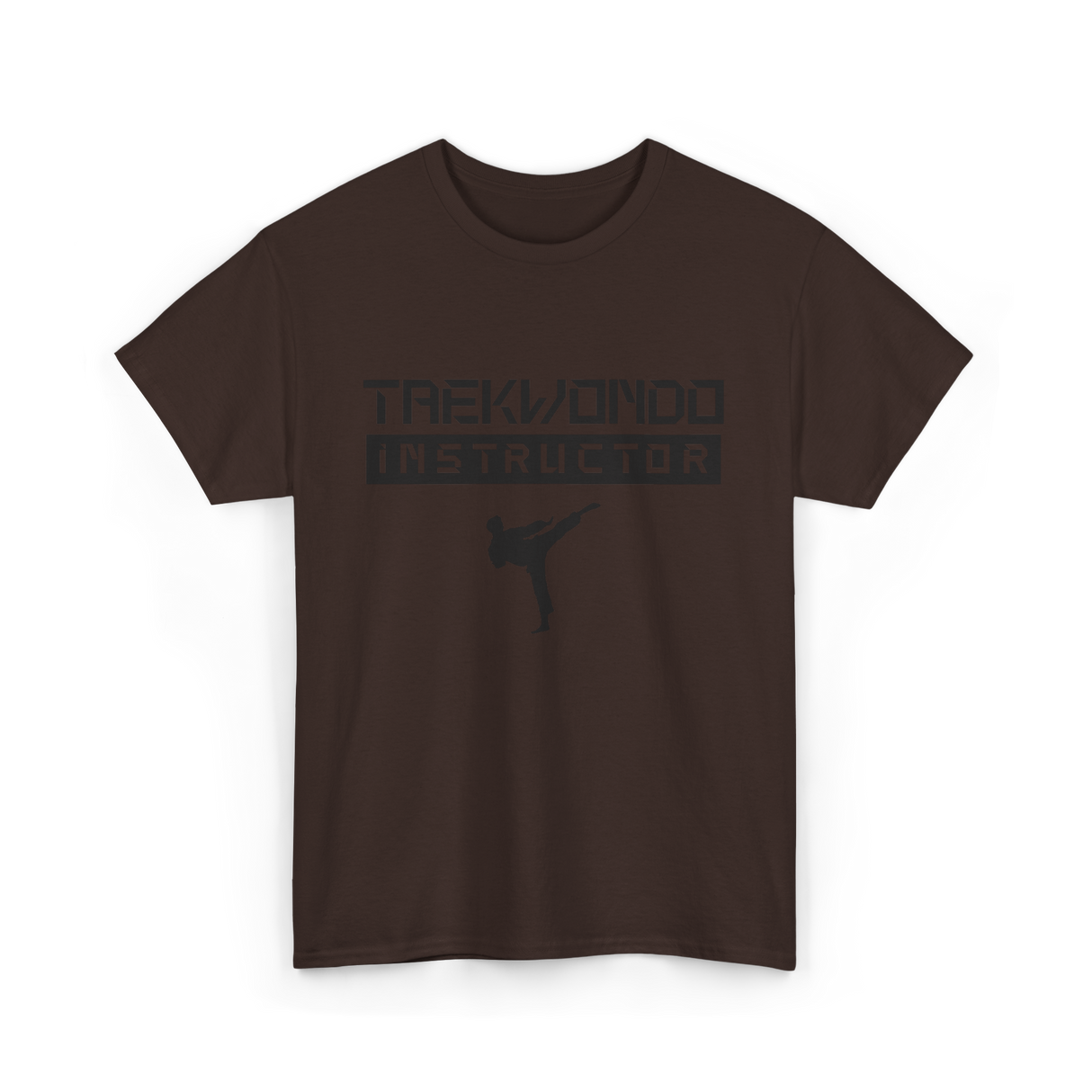 Taekwondo Instructor Martial Arts T-Shirt - Dark Chocolate