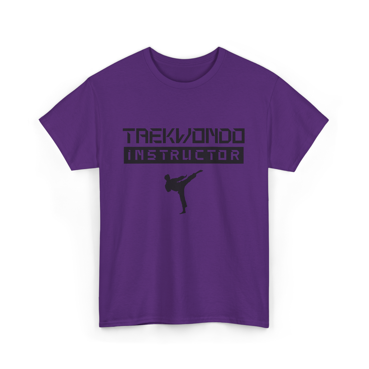 Taekwondo Instructor Martial Arts T-Shirt - Purple