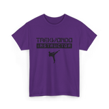 Taekwondo Instructor Martial Arts T-Shirt - Purple