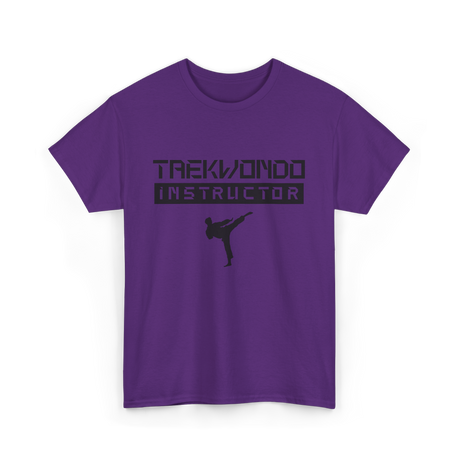 Taekwondo Instructor Martial Arts T-Shirt - Purple