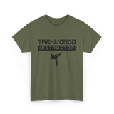 Taekwondo Instructor Martial Arts T-Shirt - Military Green