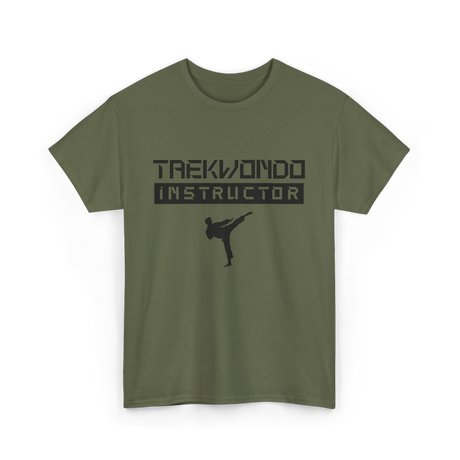 Taekwondo Instructor Martial Arts T-Shirt - Military Green