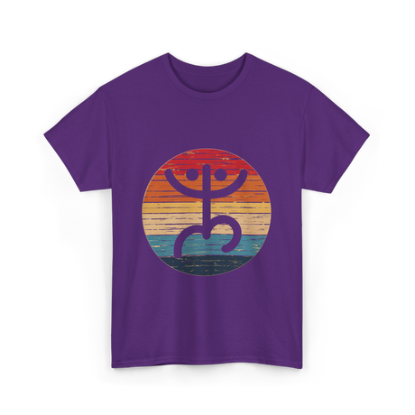 Taino Coqui Symbol Puerto Rico T-Shirt - Purple