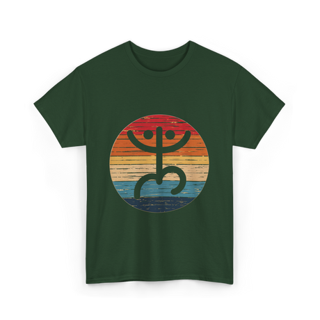 Taino Coqui Symbol Puerto Rico T-Shirt - Forest Green