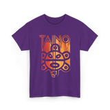 Taino Spirit Taino Culture Art T-Shirt - Purple