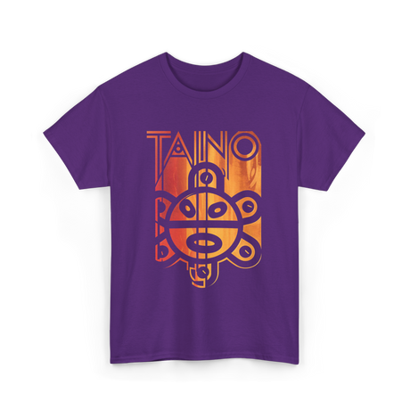 Taino Spirit Taino Culture Art T-Shirt - Purple