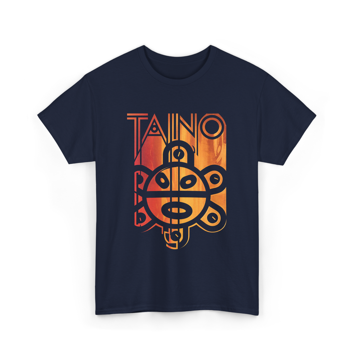 Taino Spirit Taino Culture Art T-Shirt - Navy