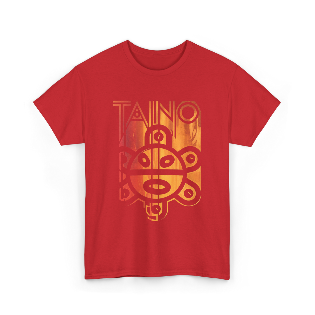 Taino Spirit Taino Culture Art T-Shirt - Red