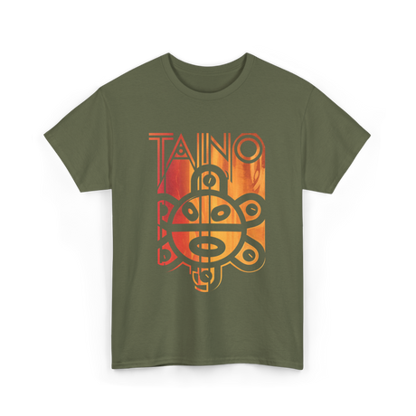 Taino Spirit Taino Culture Art T-Shirt - Military Green