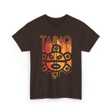 Taino Spirit Taino Culture Art T-Shirt - Dark Chocolate