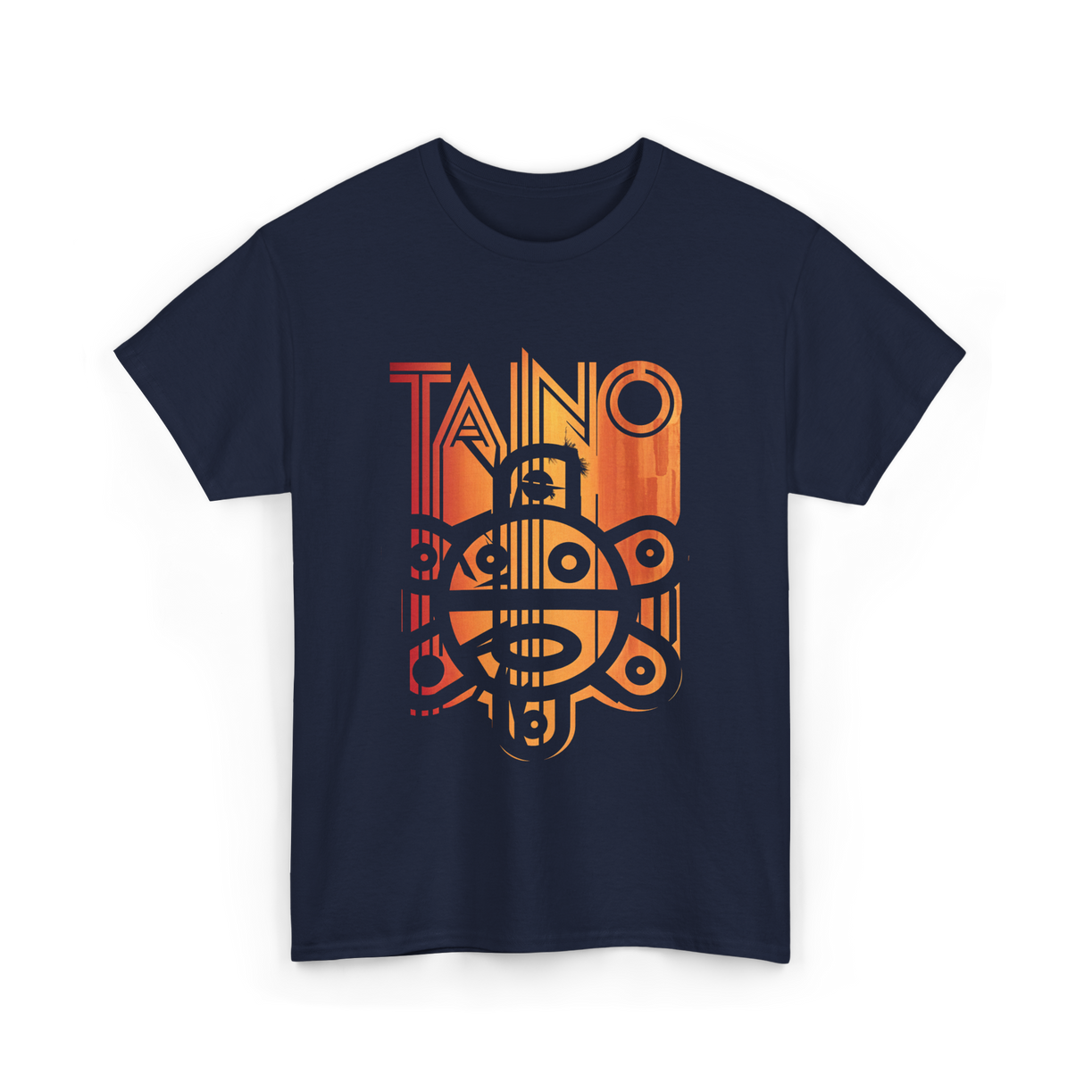 Taino Sun Taino Culture T-Shirt - Navy