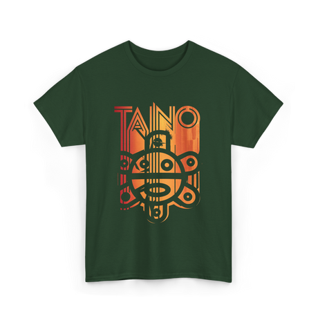 Taino Sun Taino Culture T-Shirt - Forest Green