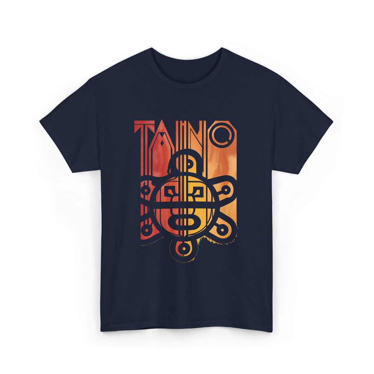 Taino Sun Taino Culture T-Shirt - Navy