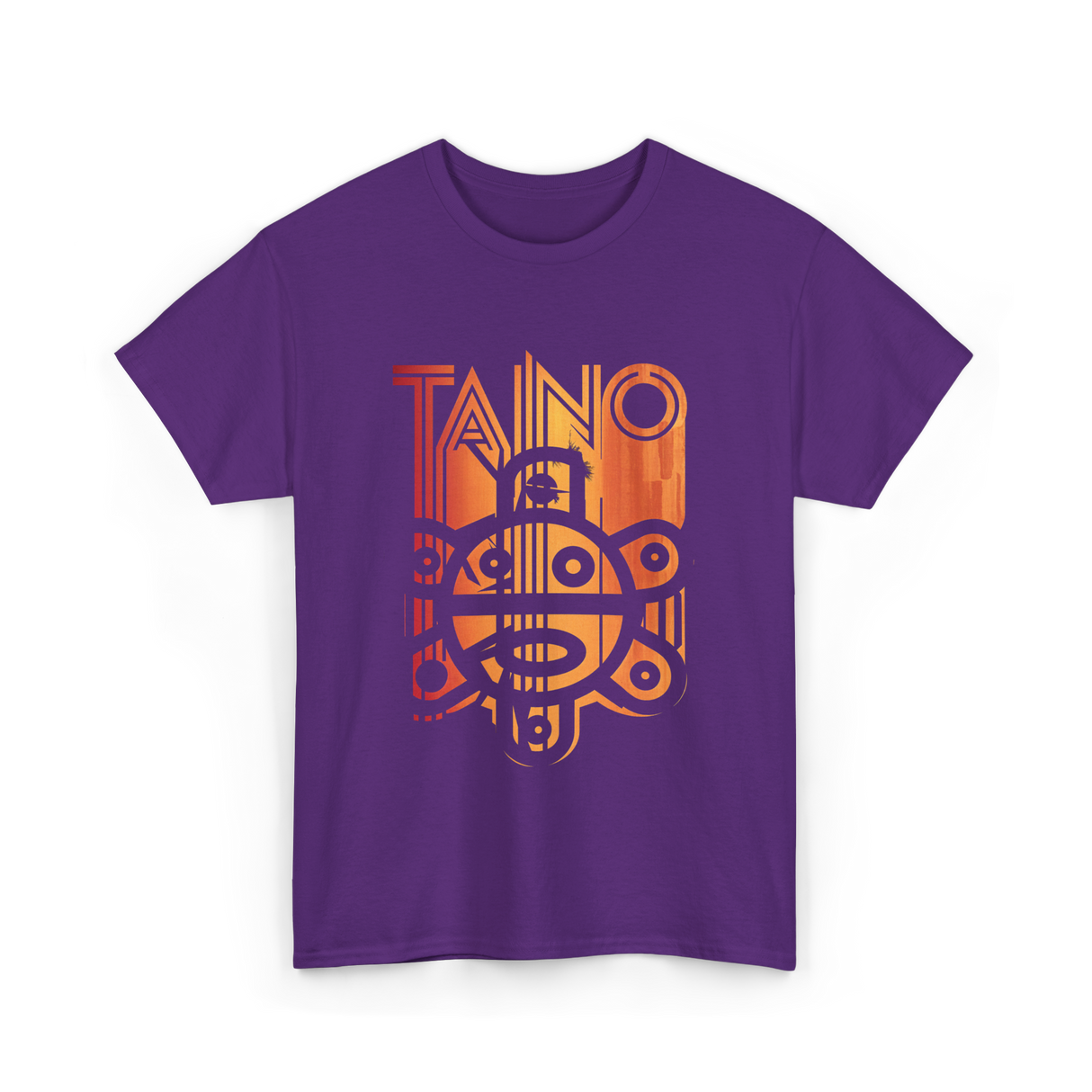 Taino Sun Taino Culture T-Shirt - Purple