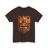 Taino Sun Taino Culture T-Shirt - Dark Chocolate