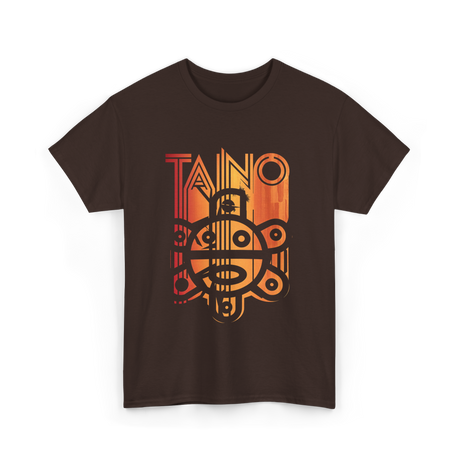 Taino Sun Taino Culture T-Shirt - Dark Chocolate