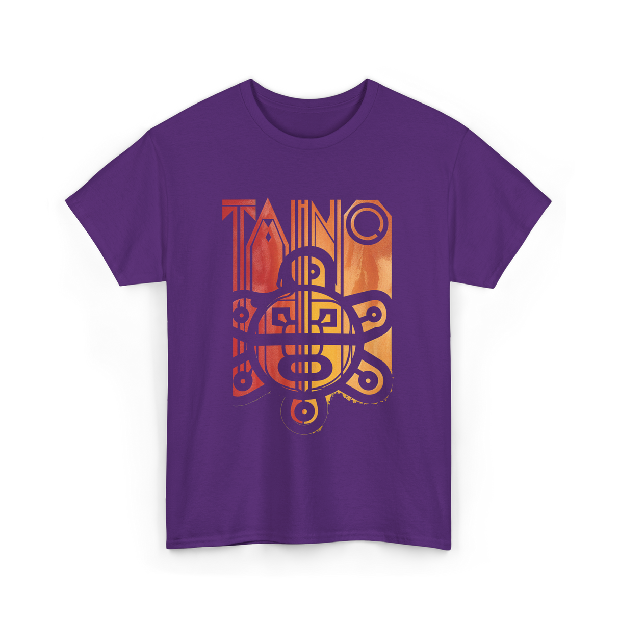 Taino Sun Taino Culture T-Shirt - Purple