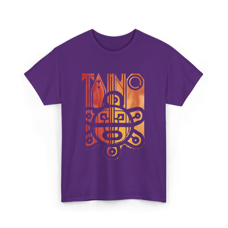 Taino Sun Taino Culture T-Shirt - Purple