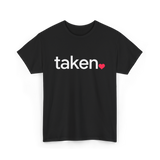 Taken Heart Love Relationship T-Shirt - Black