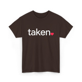 Taken Heart Love Relationship T-Shirt - Dark Chocolate