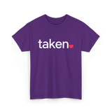 Taken Heart Love Relationship T-Shirt - Purple