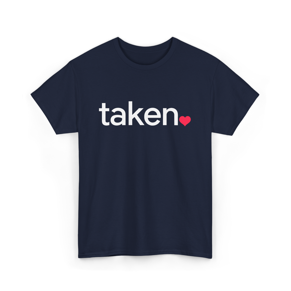 Taken Heart Love Relationship T-Shirt - Navy