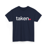 Taken Heart Love Relationship T-Shirt - Navy