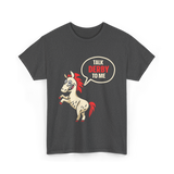 Talk Derby To Me Horse Riding T-Shirt - Dark Heather