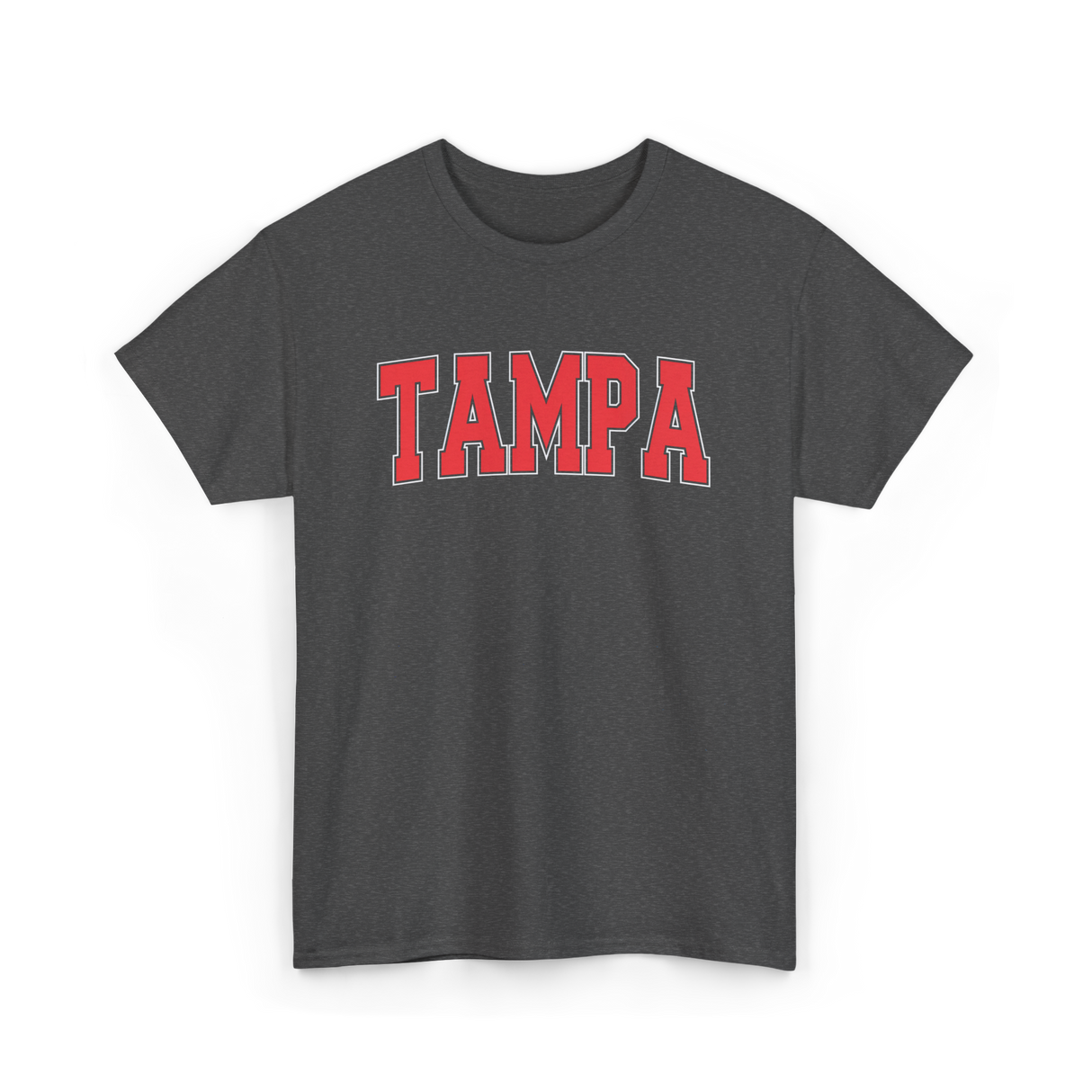 Tampa Florida Sports Varsity Style T-Shirt - Dark Heather