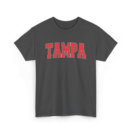 Tampa Florida Sports Varsity Style T-Shirt - Dark Heather