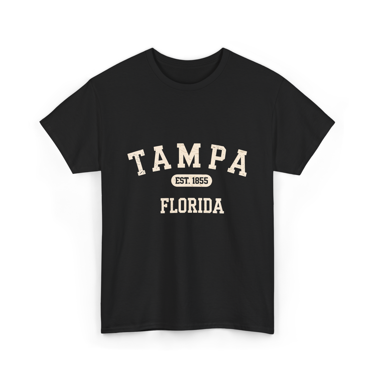 Tampa Florida Vintage Tampa T-Shirt - Black